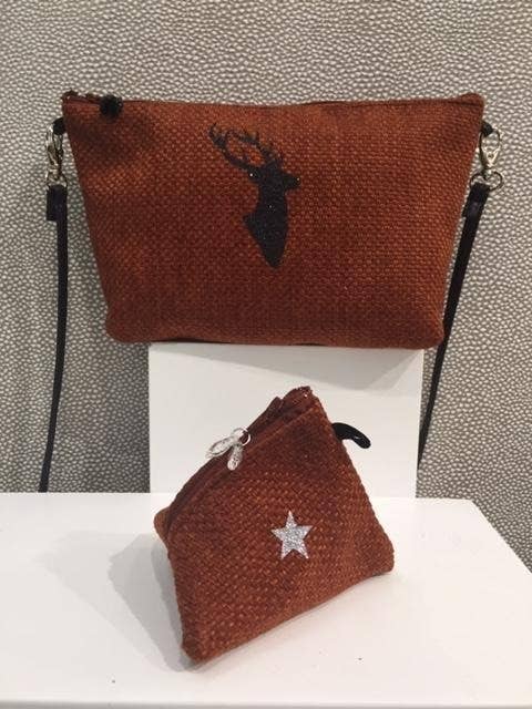 Set schouderriem en portemonnee voor wholesale door Atelier De La Varangue