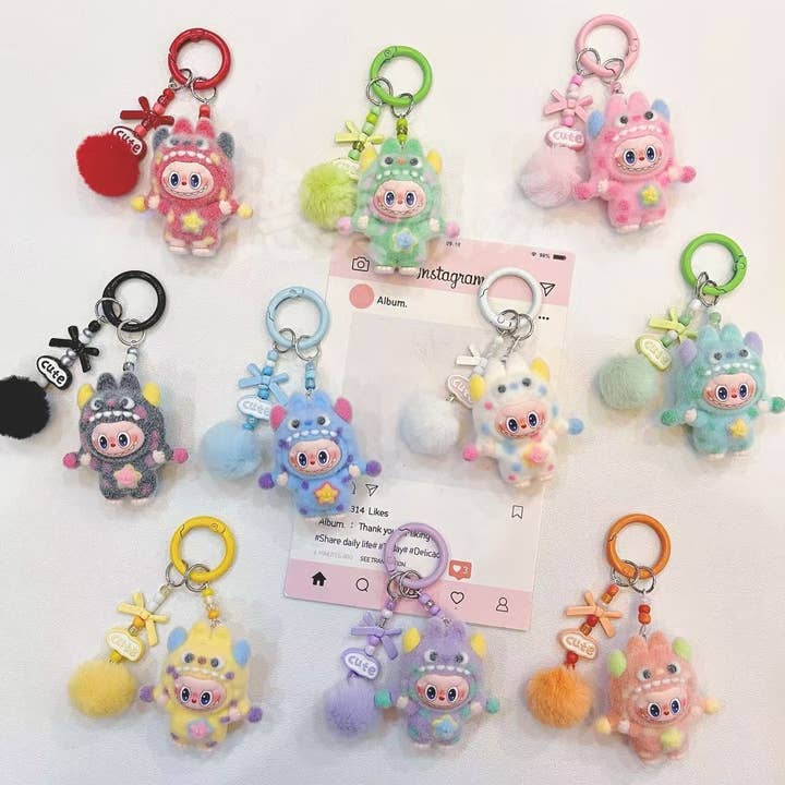 Lilyrosy(Duty free) - Wholesale Keychain - Women's - Labu Hot-Selling Cute Keychain for Girls,Car Key Accessory18