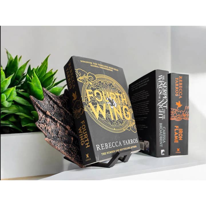 Modern Wood Cases - Vendita all'ingrosso Reggilibro - Espositore per Libri ad Ala di Drago con Finitura Elegante Antica