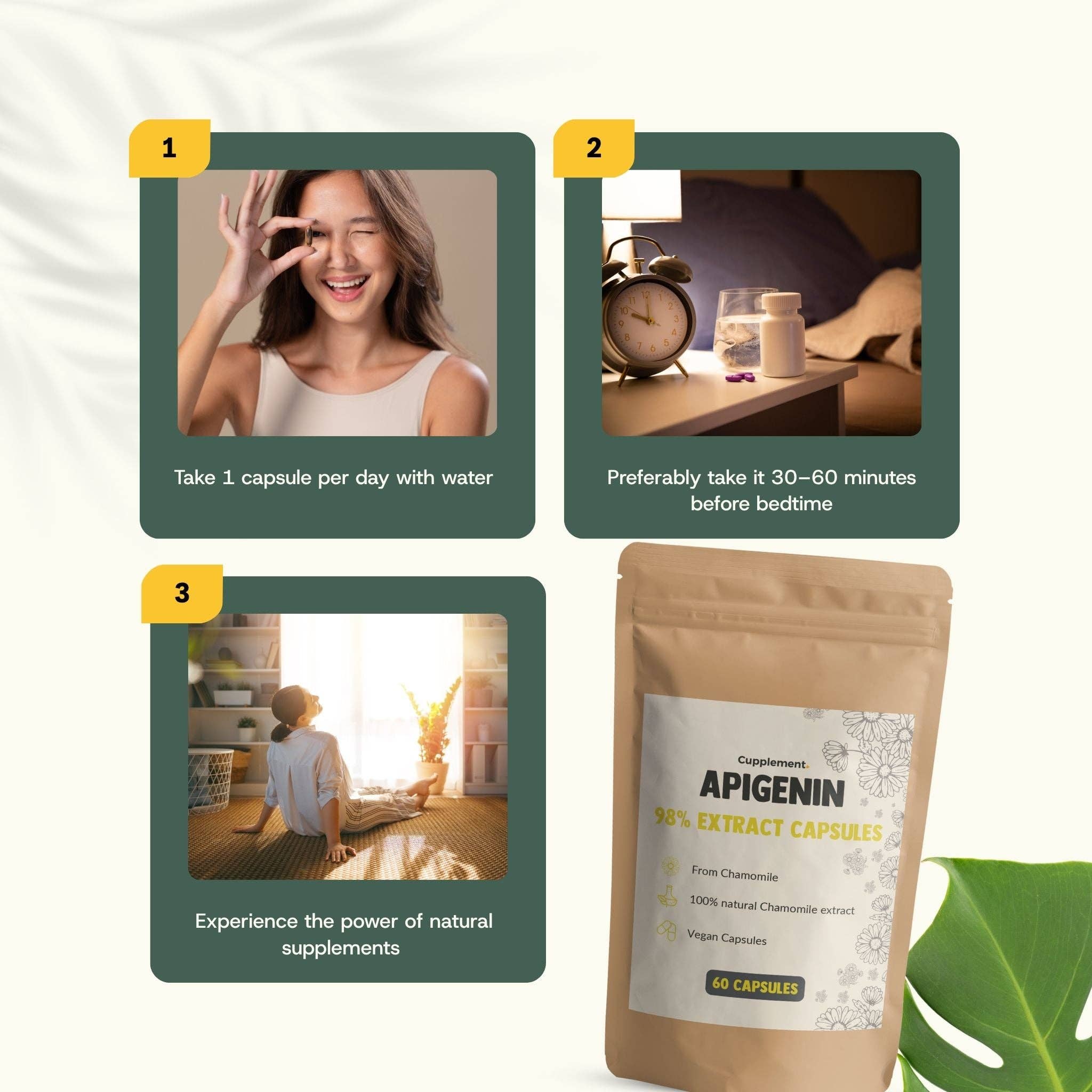 Cupplement b.v. - Wholesale Oral Supplement/Vitamin - Apigenin Extract Capsules 100 mg 60 Capsules7