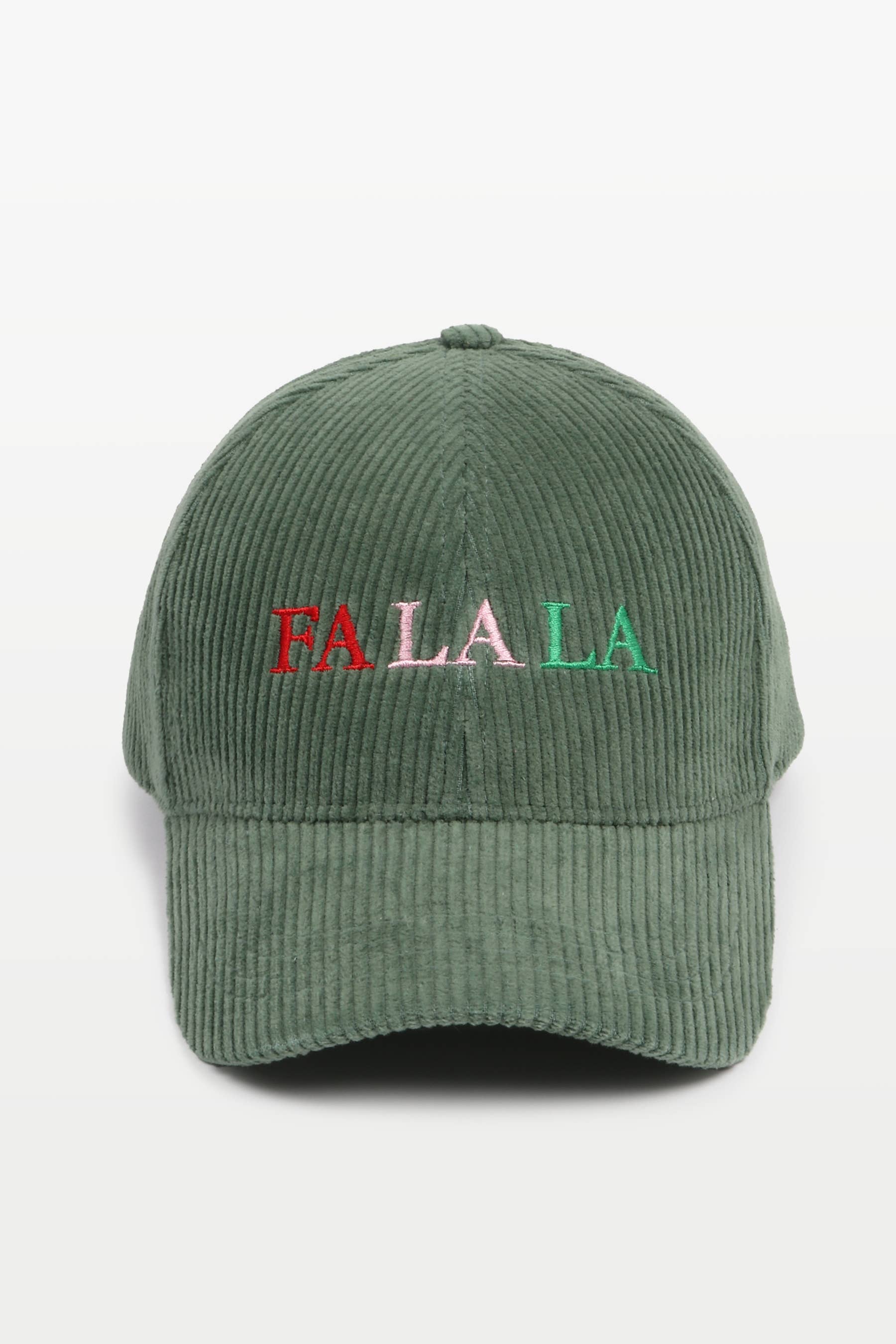 David And Young - Wholesale Baseball Cap - Women's - FALALA Christmas Embroidery Corduroy Baseball Cap4