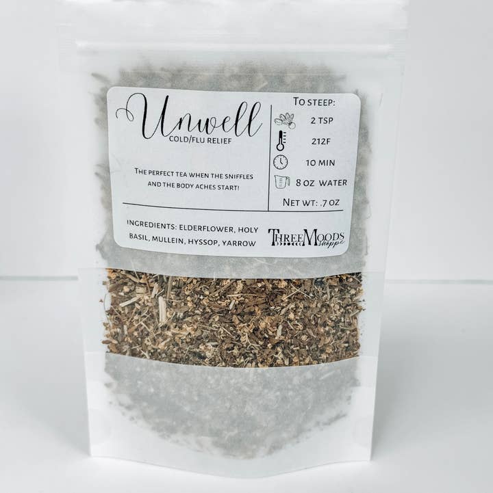 Three Moods Shoppe - Wholesale Health/Detox Tea - Unwell (Cold/Flu Blend)0