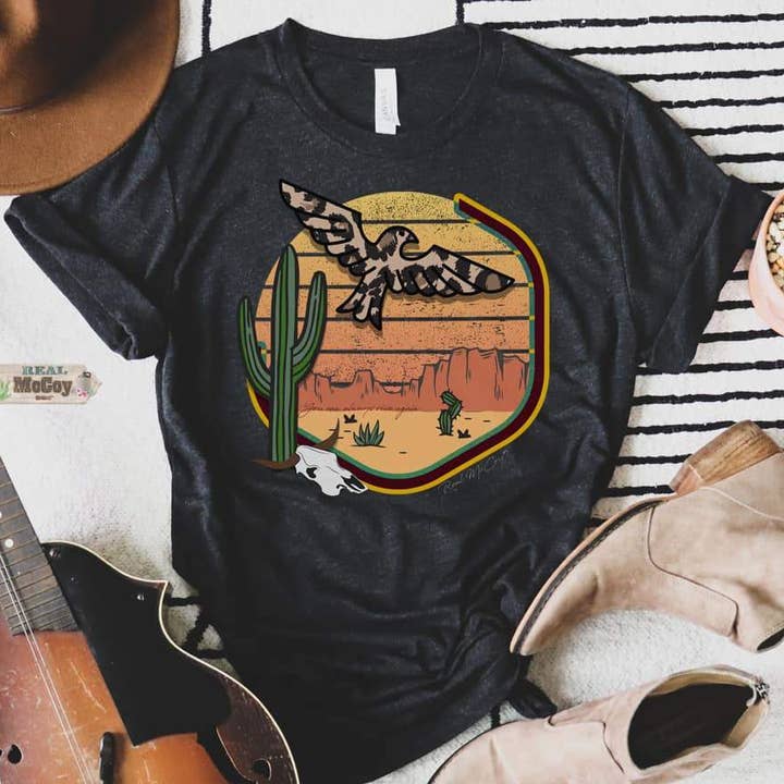 Real McCoy Mercantile, LLC - Wholesale T-Shirt (Graphic) - Women's - Rise Again Tee (Color Options)0