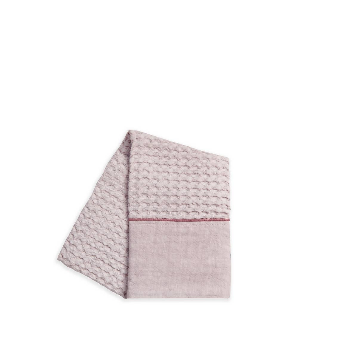 BUSATTI - Wholesale Tea Towel - Cotton honeycomb towel with 1 linen border6