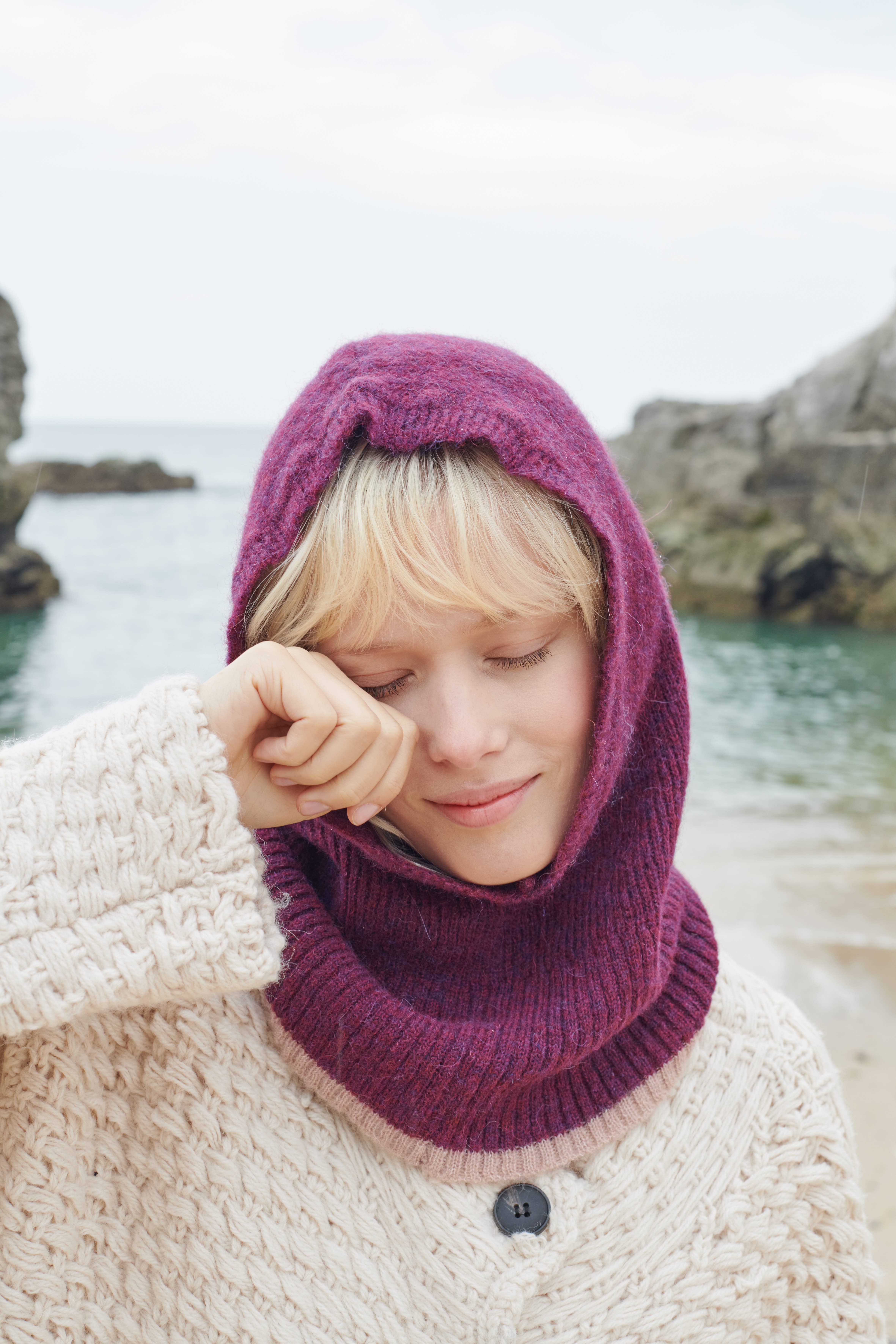 Maradji - Wholesale Balaclava - Women's - ALPACA WOOL BALACLAVA COZY FIG AND MOCHA1