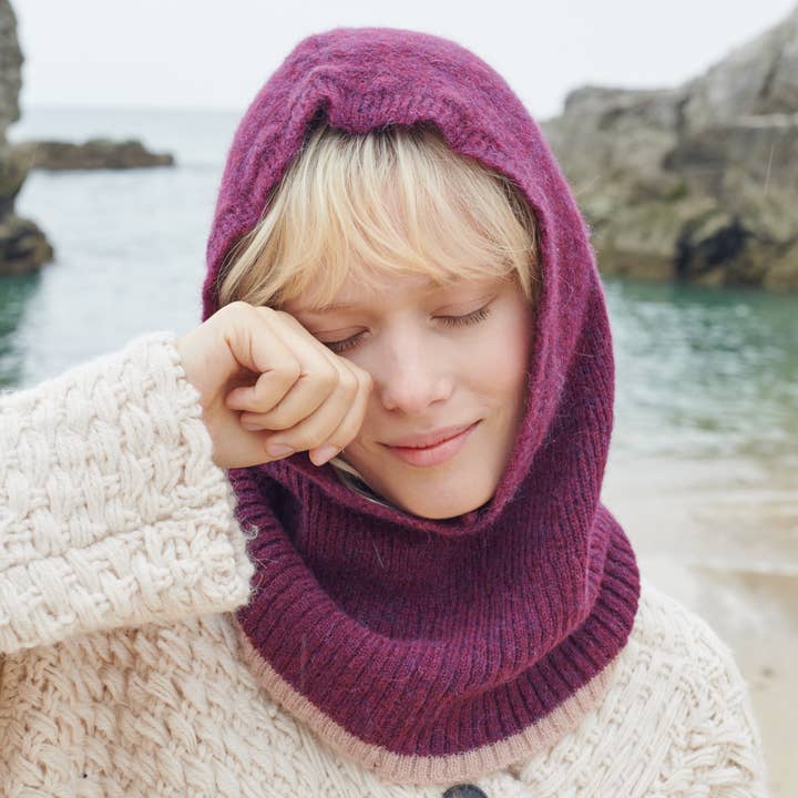 Maradji - Wholesale Balaclava - Women's - ALPACA WOOL BALACLAVA COZY FIG AND MOCHA1