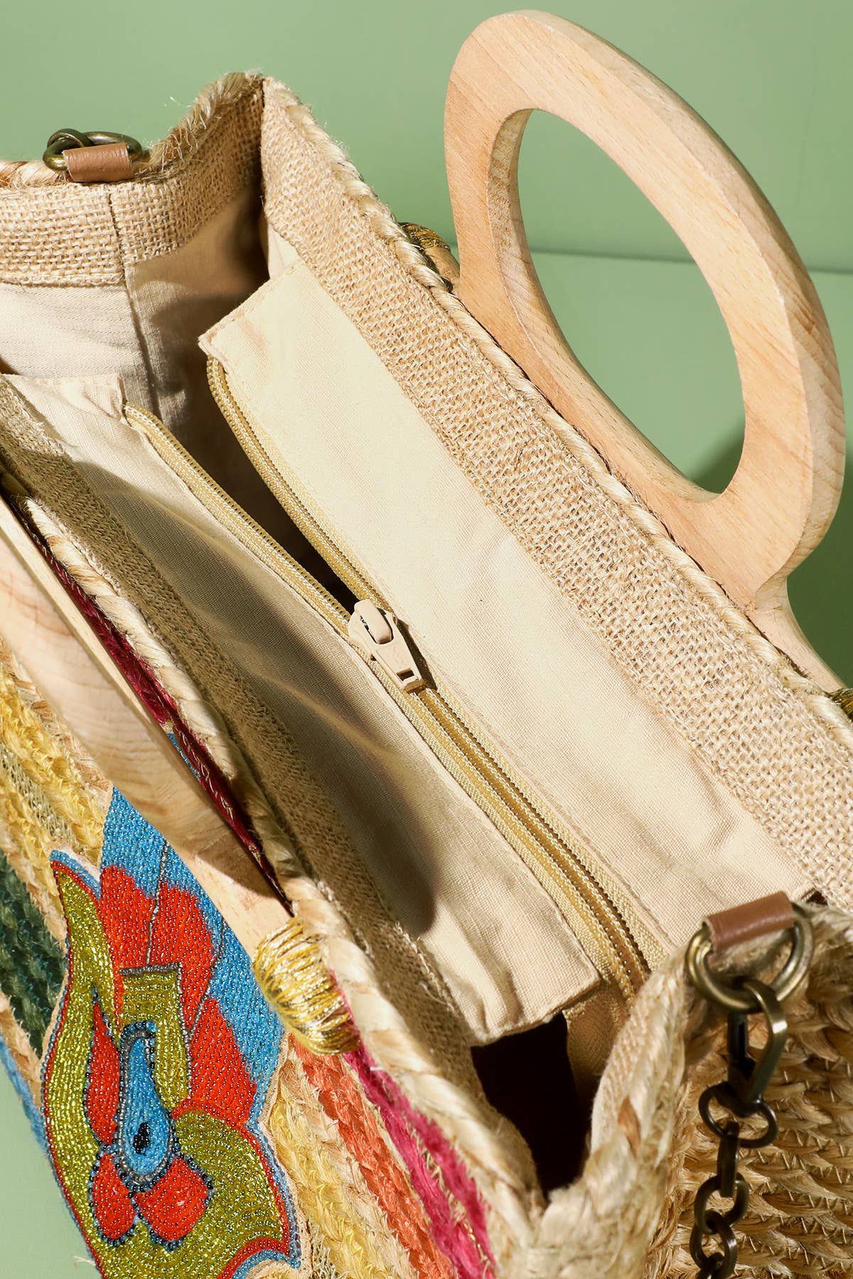 Azure hamsa Azure-hamsa Jute Tote Bag for wholesale on Faire12