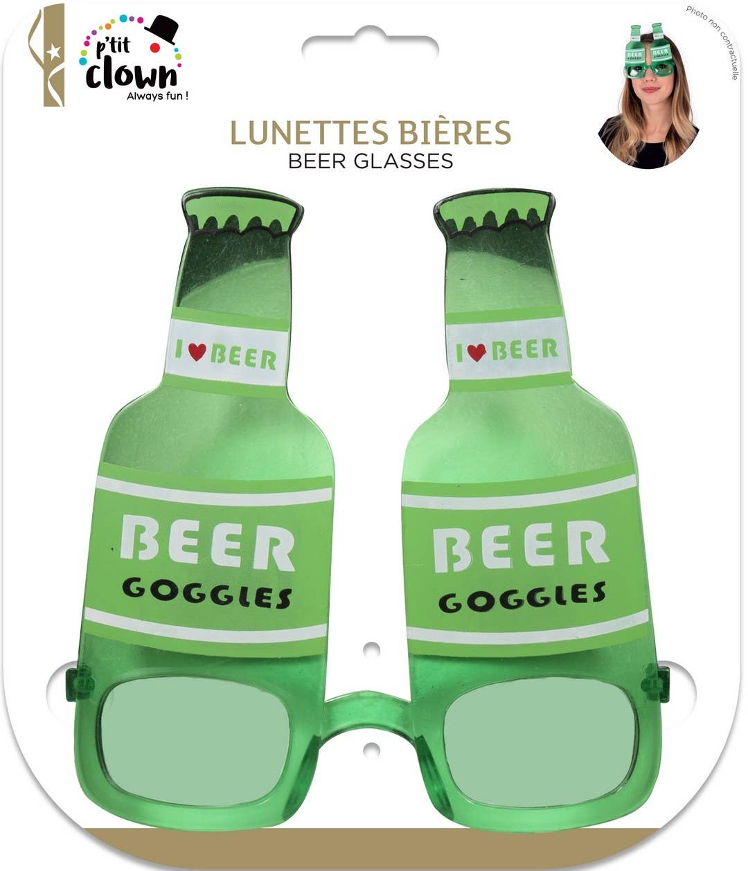 P'tit Clown - Vendita all'ingrosso Costume di carnevale - Unisex - Bicchieri da birra