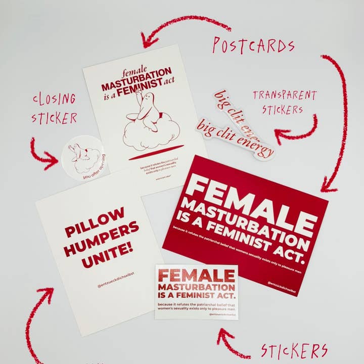 entzück dich selbst – Großhandel Schal – Damen – "entzück dich selbst" Schal (blau/rosa)