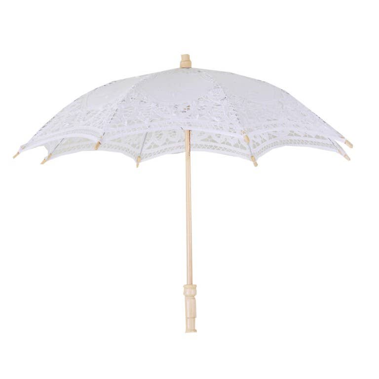 Vacchetti – wholesale Paraply - Unisex – Paraply Spets Vit CMø60x441