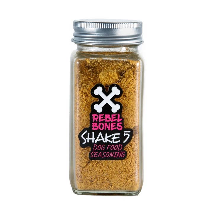 Assaisonnement alimentaire pour chiens Shake5-Dog pour la vente par REBEL BONES