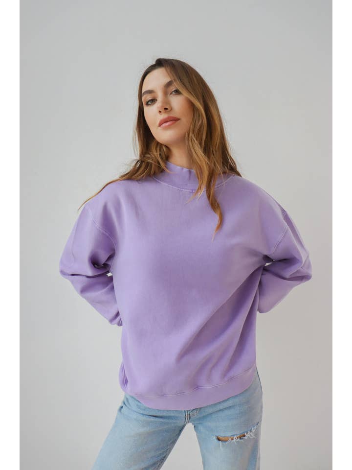 chicka-d - Wholesale Sweatshirt - Women's - Nantucket Mock-Neck, All Colors
