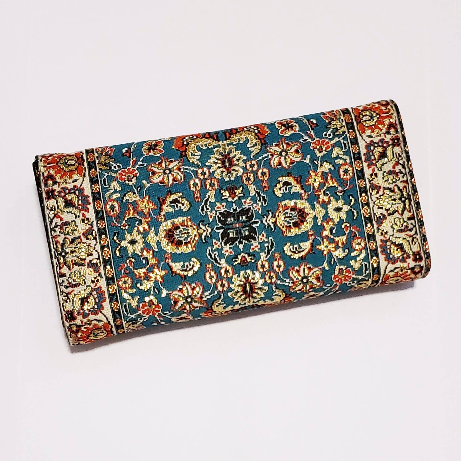 Eclectic Woodchuck - Vente Portefeuille – femme - Portefeuille à bandoulière inspiré des tapis turcs10