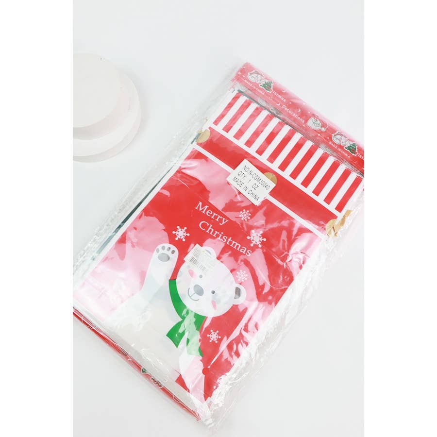 MULTI Christmas Theme Draw String Gift Bag for wholesale on Faire3