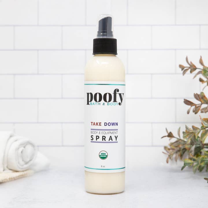 Take Down Body & Equipment Spray Organic for wholesale by Poofy Organics