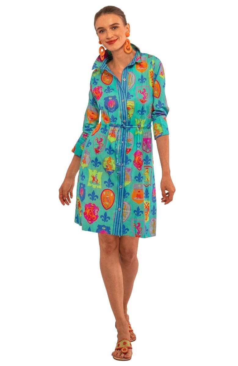 Gretchen Scott LLC – wholesale Dress – Women's – Shirtwaist Pulley Dress - Siena3