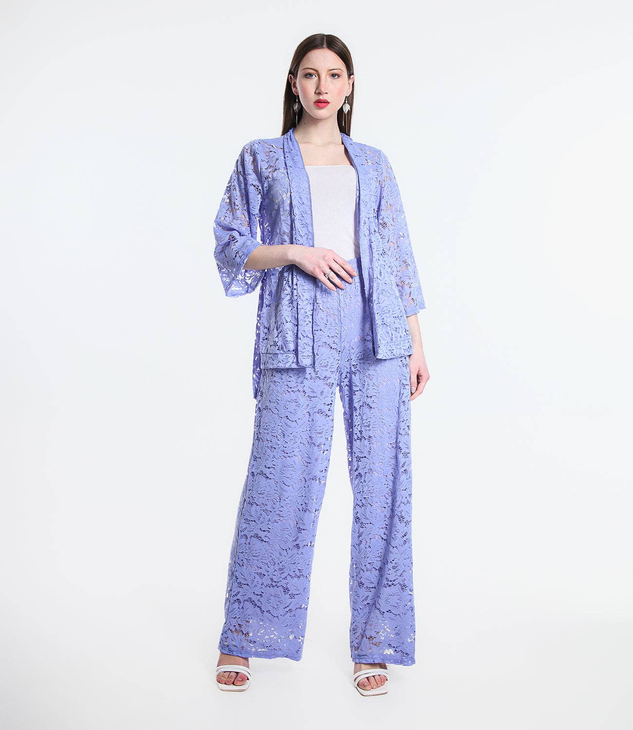 modáh - Vente Kimono – femme - Kimono à ceinture à la taille13