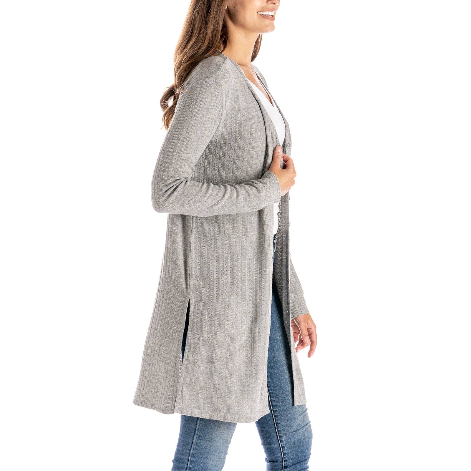 DM Merchandising – Cardigan - Mulher por atacado – Cardigan Lakewood Allthreads Open Stock3