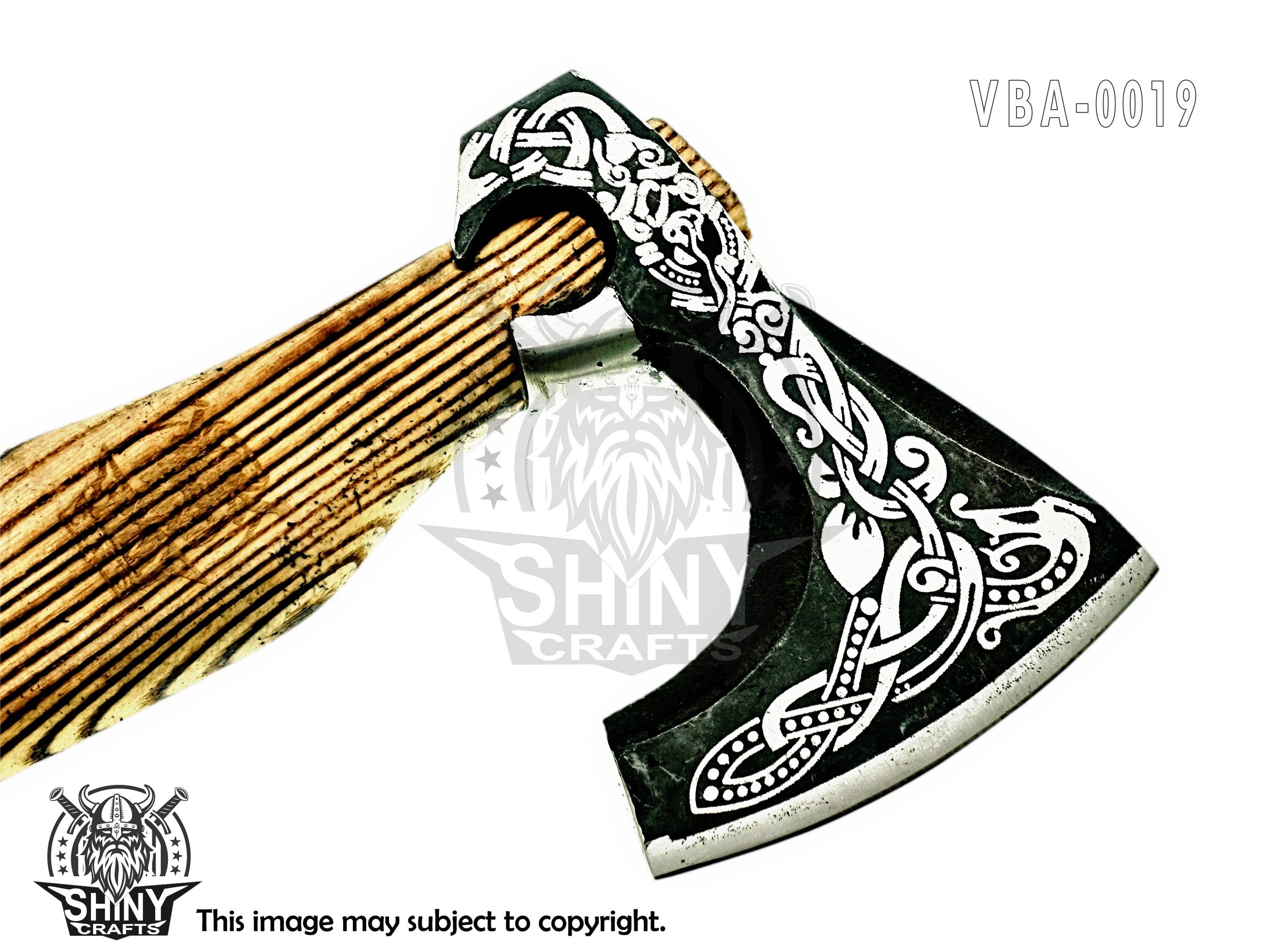 SHINY CRAFTS-Axes Handmade Viking Axe Hatchet Norse Axe