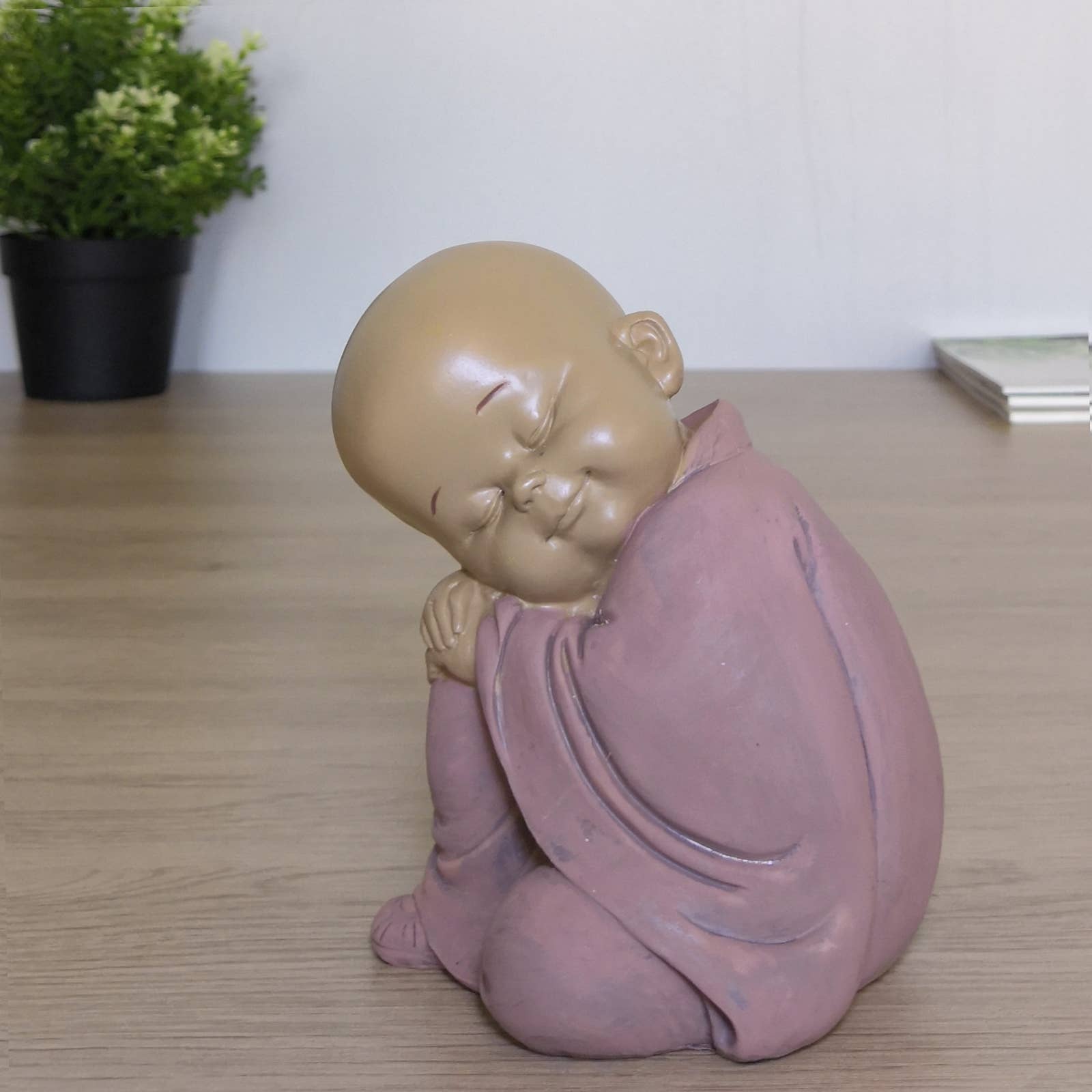 Zen'Arôme - Wholesale Sculpture - Bronze Baby Buddha Figurine - Trendy Zen Decor Item SB31
