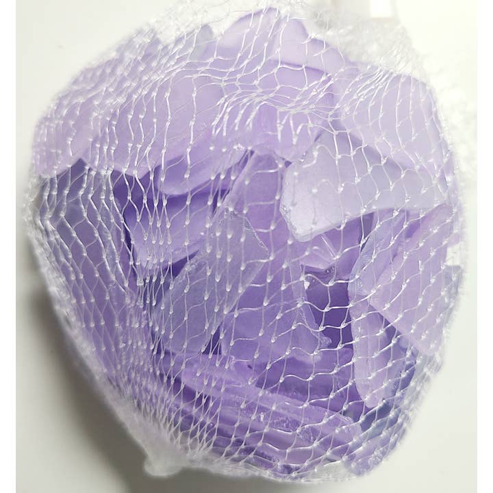 Darlene's Shells - Wholesale Decorative Tabletop Object - LAVENDER SEA GLASS