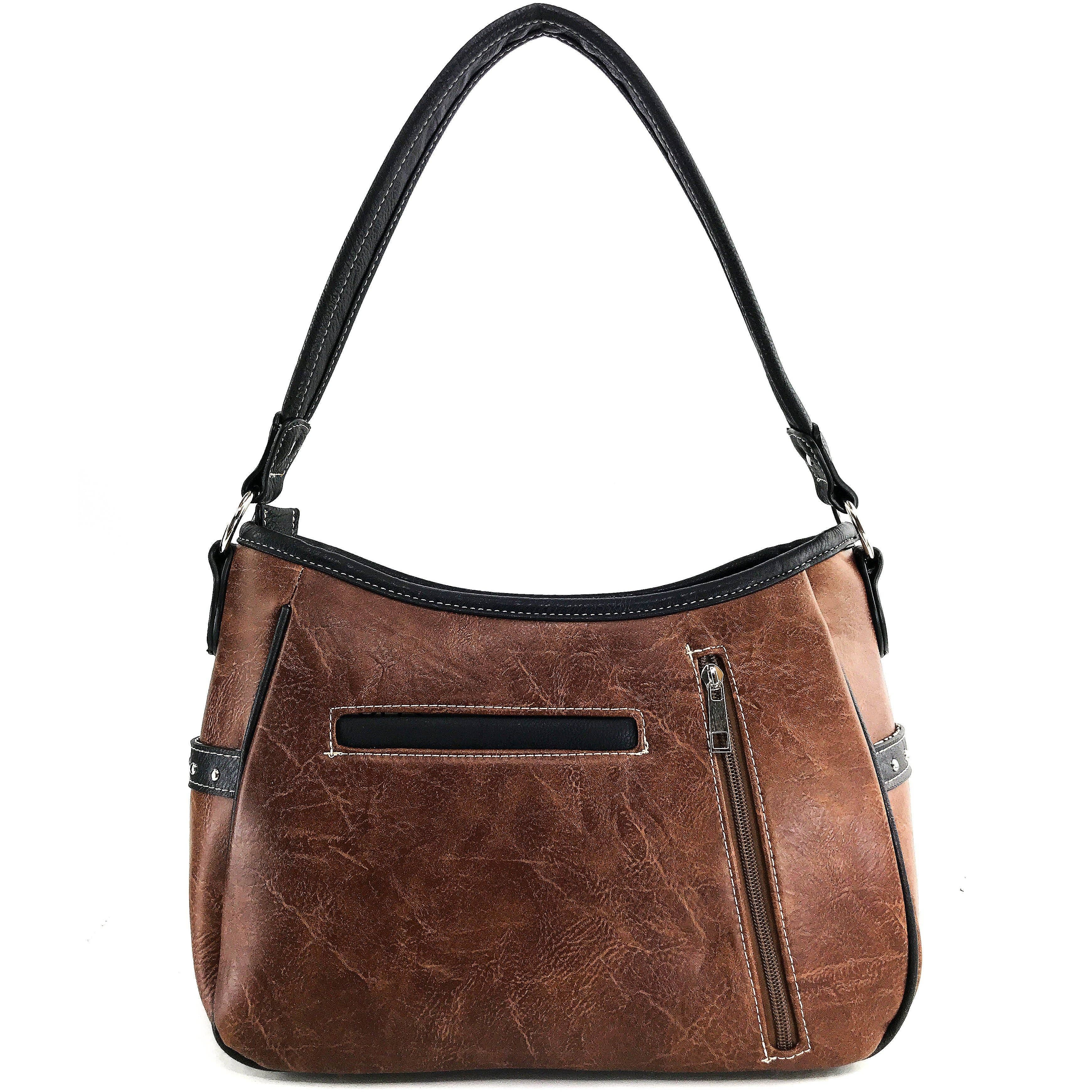 Lunar Deer - Vendita all'ingrosso Tracolla - Donna - Bible Verse Philippians 4:13 Borsa Hobo con ricamo2