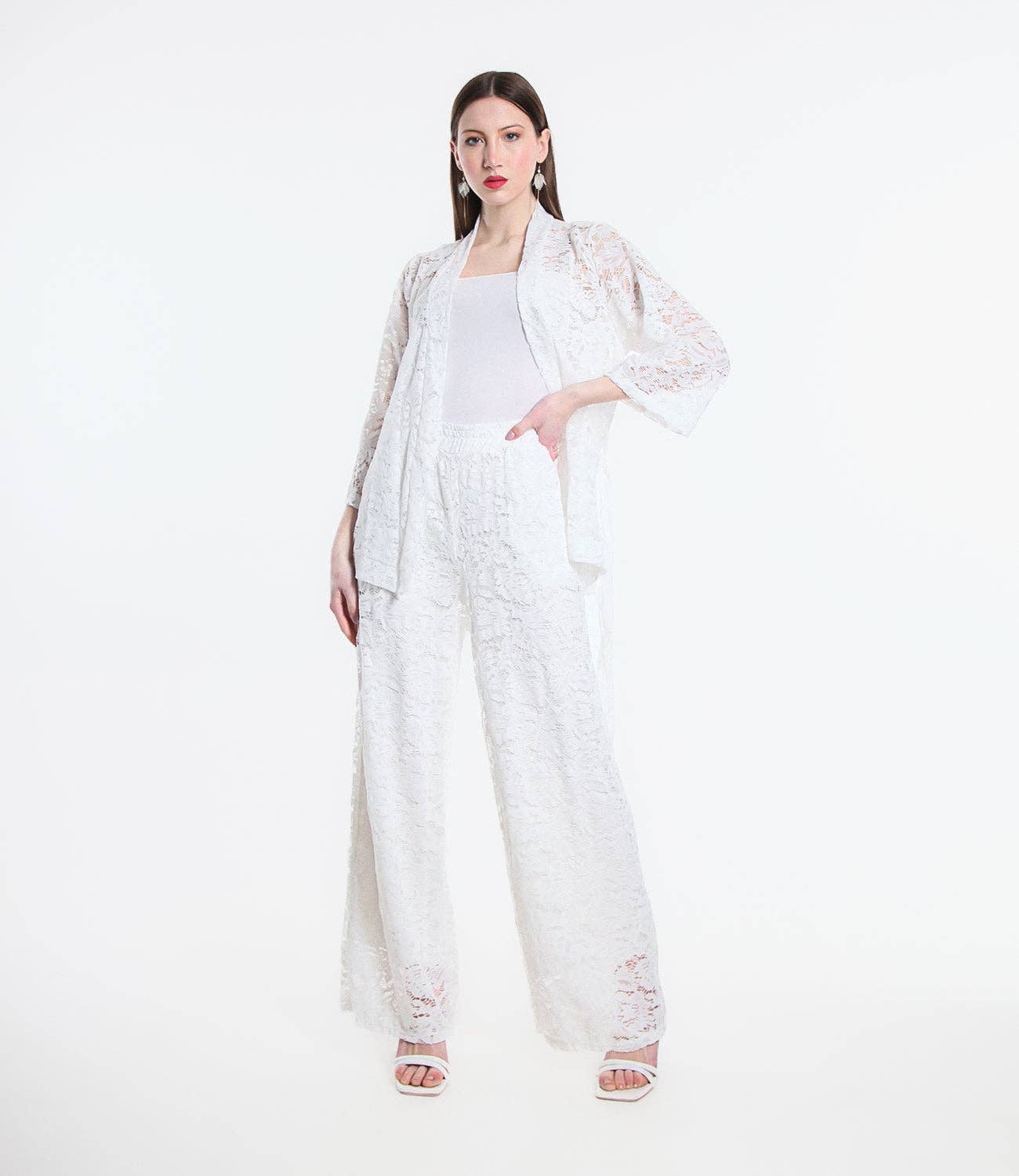 modáh - Vente Kimono – femme - Kimono à ceinture à la taille11