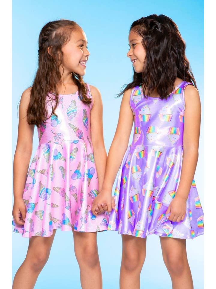 PixieLane - Wholesale Dress - Kids - Glitter Tank Super Twirl Dress22