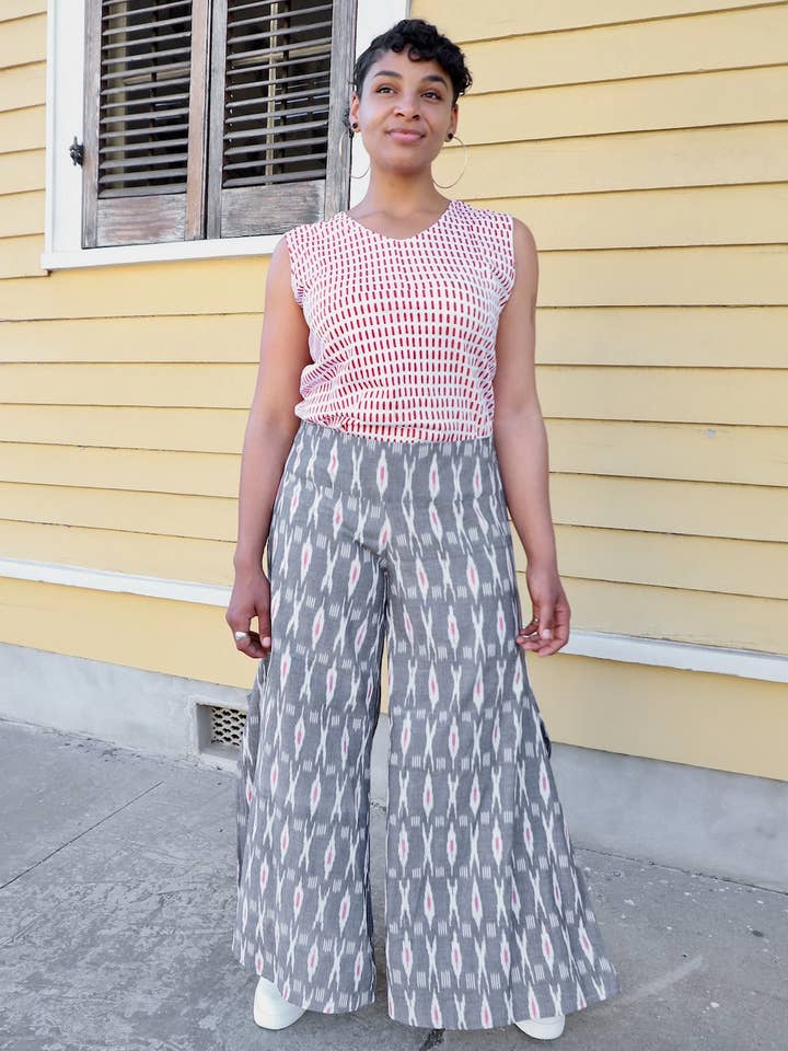 Pantalón Spinnaker Gris - Sin hendidura para venta al por mayor de Passion Lilie