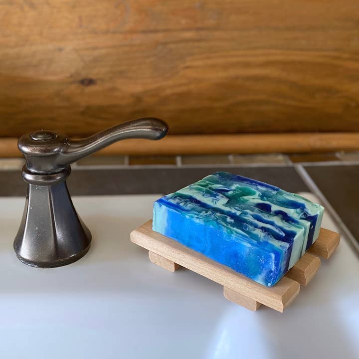 Howells Wood Products - Wholesale Bath Soap Dish - handcrafted repurposed red alder wood soap dish1