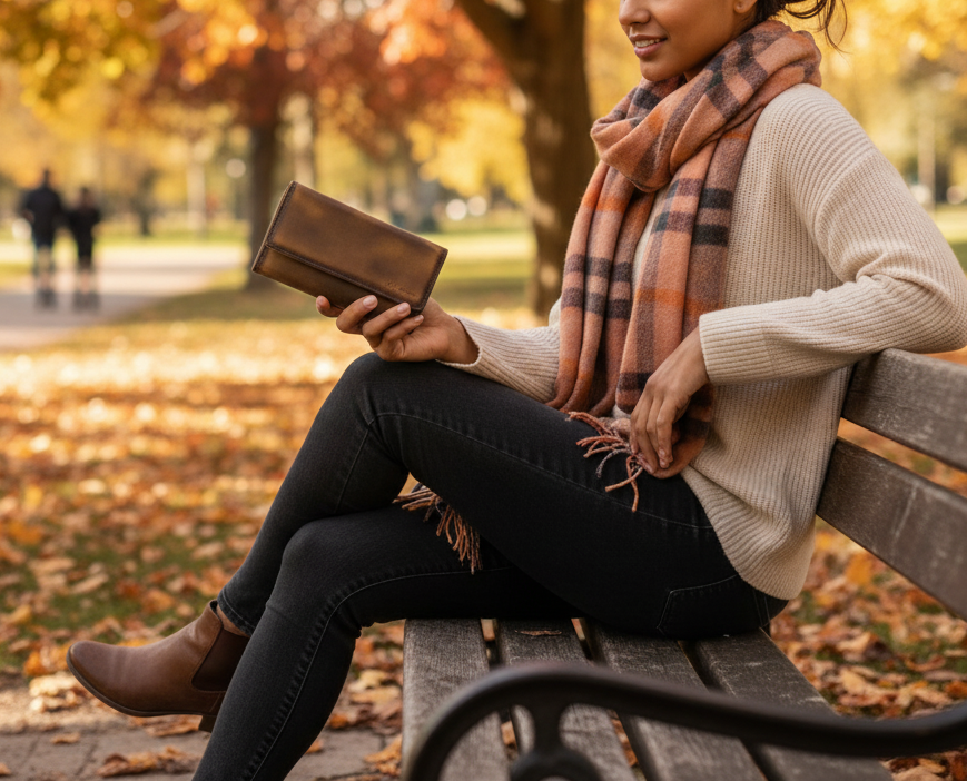 Alta Quero - Wholesale Crossbody Bag - Women's - Textured Brown Leather Essentials Set – Wallets & Crossbody3