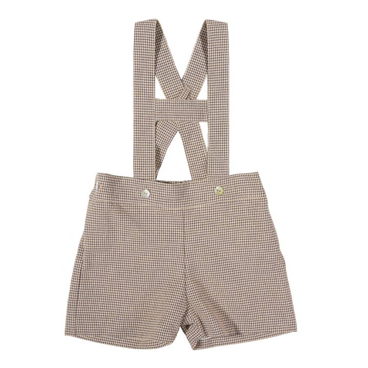 Pantalones cortos con tirantes para bebé niño George para venta al por mayor de Beatrice & Bee