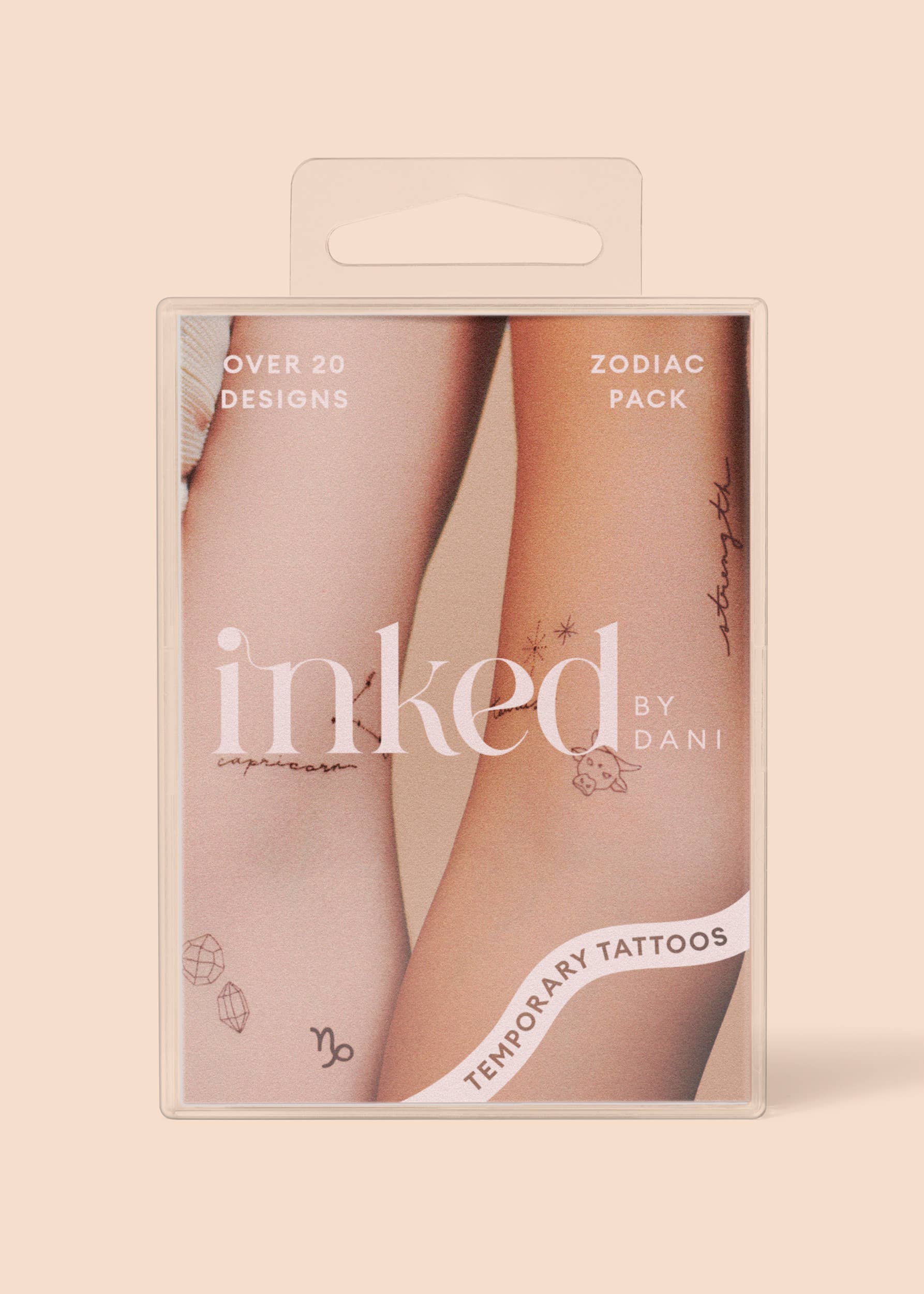 INKED by Dani - Vente Tatouages temporaires - Collection Zodiac : Pack de tatouages temporaires Earth Signs7