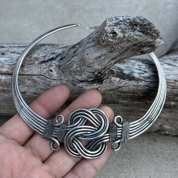 Lungta Imports - Wholesale Jewelry Set - Handcrafted Necklace Cuff Bracelet Set Vintage Boho Ethnic