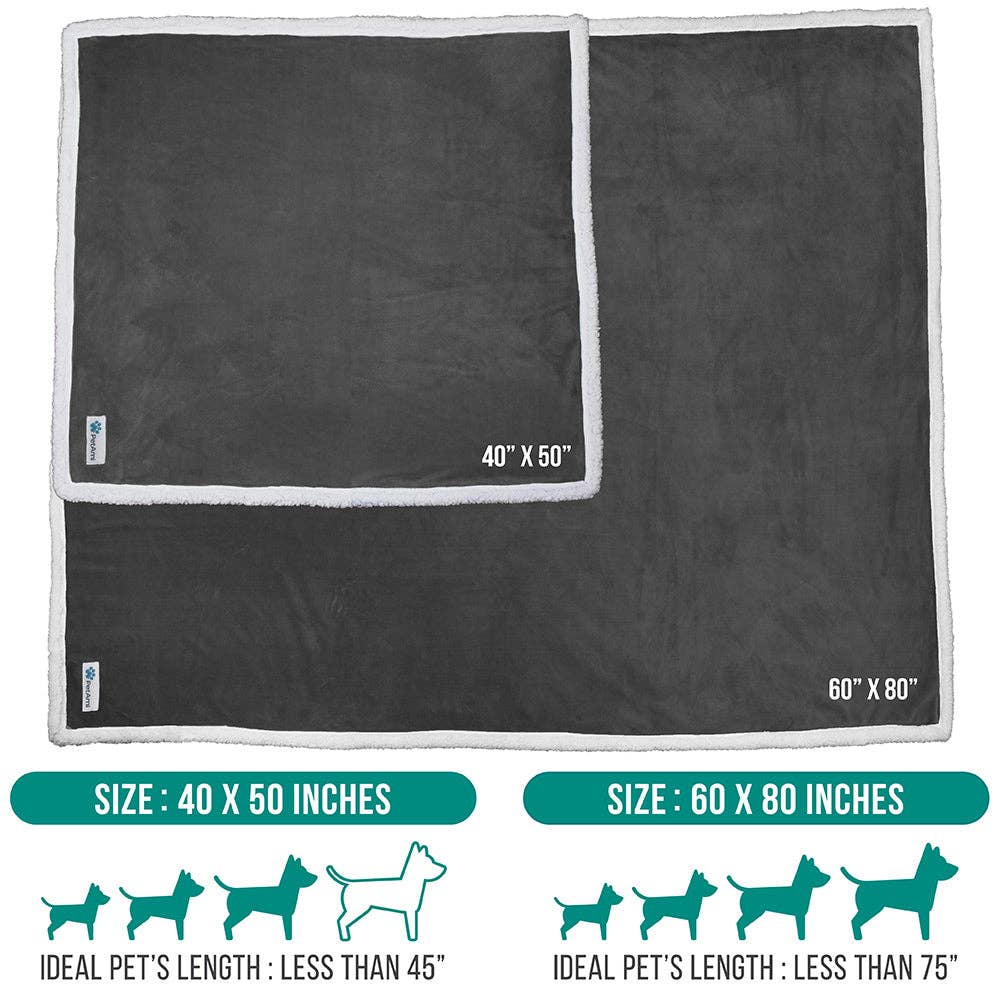 PetAmi - Vente Couverture – chat et chien - Couverture pour animaux en polaire réversible70