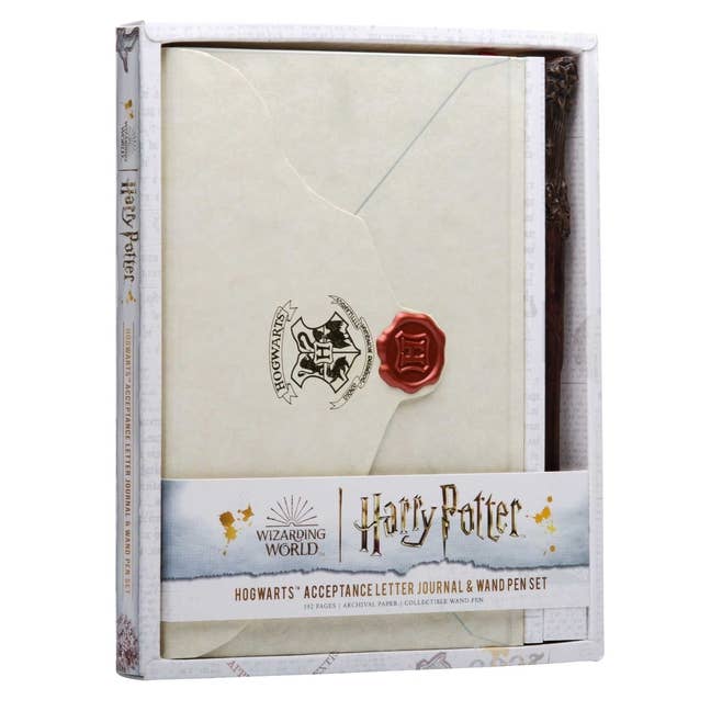 Harry Potter: Hogwarts Acceptance Letter Journal and Wand Pen Set
for wholesale by Bradley's Book Clearance