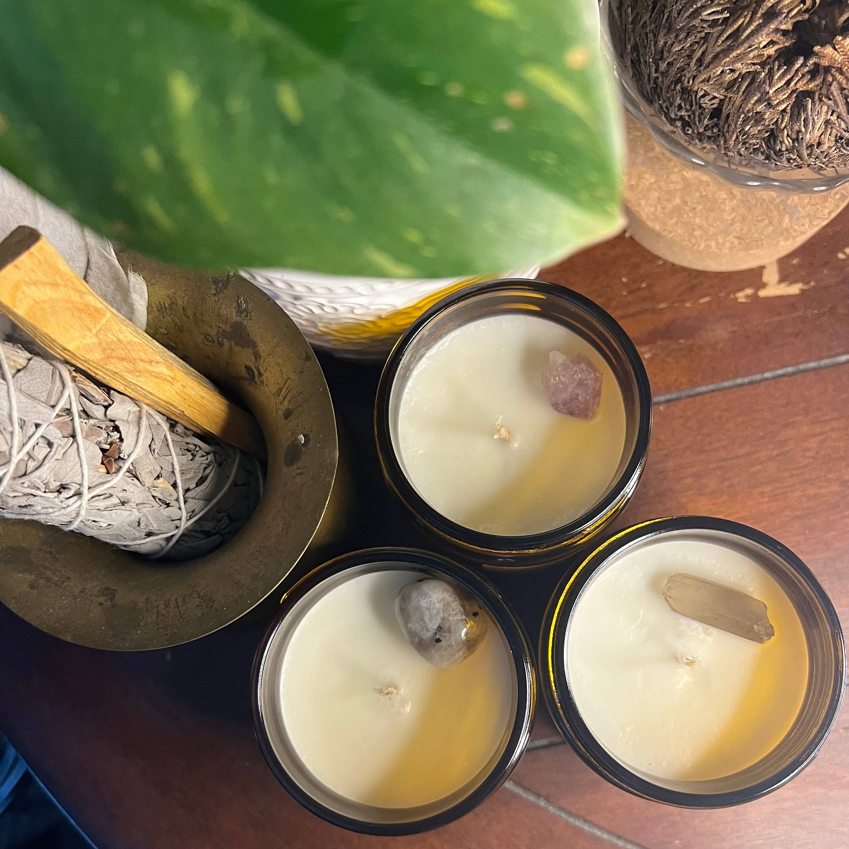 forest & fog – Engroshandel Glaslys – 8oz Håndhældt Soja Lille Batch Lys-Seaflower1