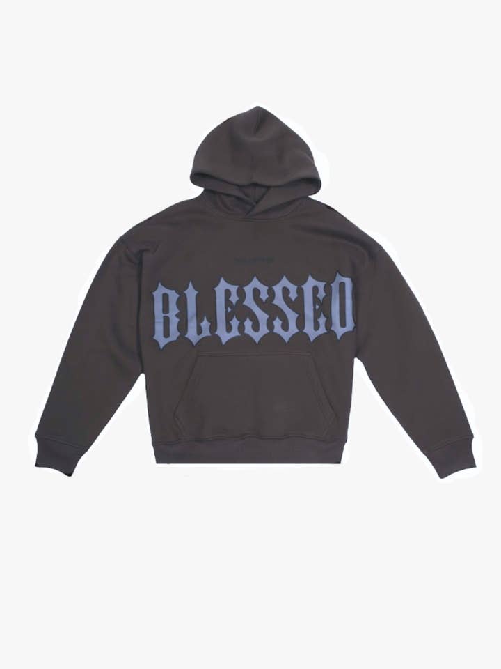 Heavyweight Blessed Hoodie for wholesale by Brooklyn Cloth