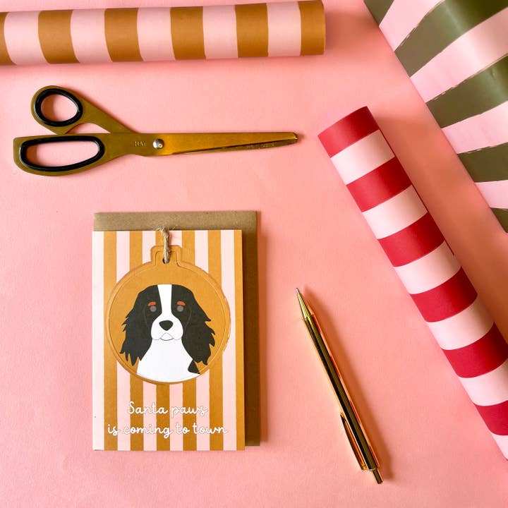 Heather Alstead Design Ltd - Wholesale Christmas card - Dog Breed - Pop Out Christmas Bauble Cards 9