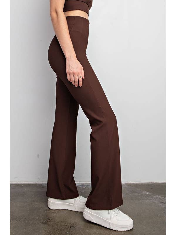 Sunday Morning - Venta al por mayor Leggings modernos - Mujer - P566237 Leggins anchos de nylon con pinzas acanaladas