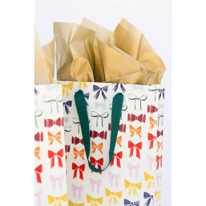 Adelfi - Wholesale Gift Bag - Rainbow Bows Small Gift Bag