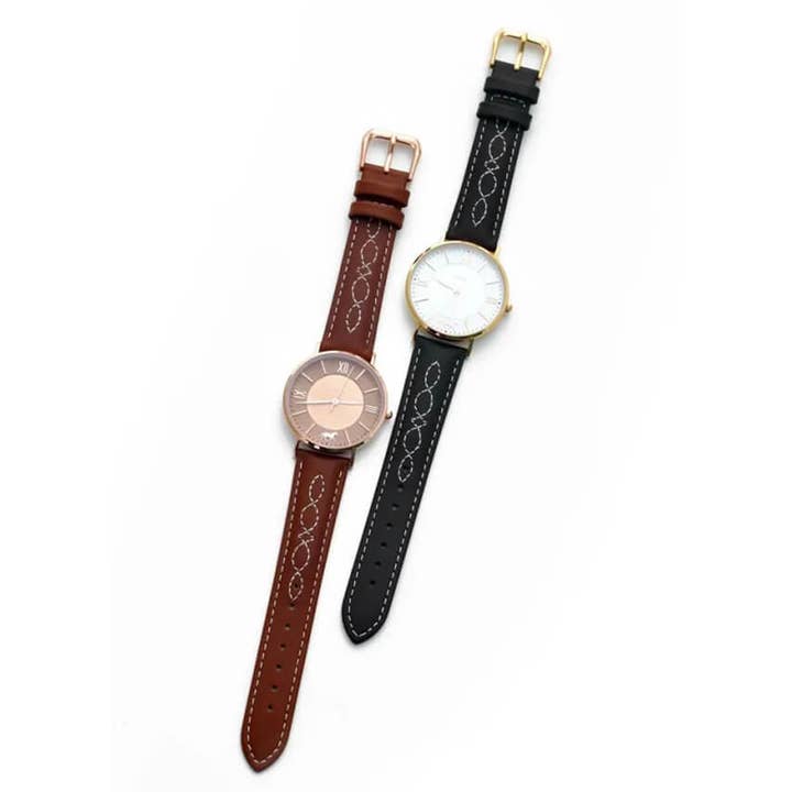 Montre-bracelet Fancy Stitch pour la vente par Spiced Equestrian