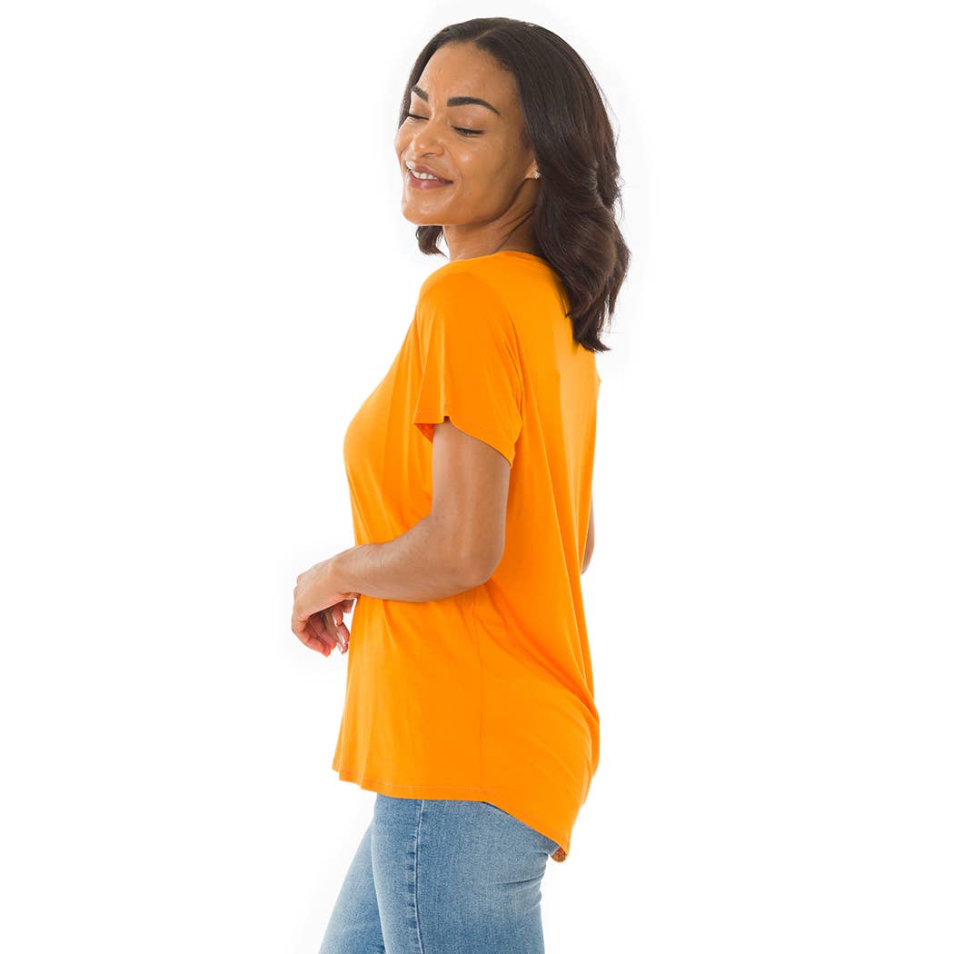 Flying Colors Apparel - Wholesale T-Shirt - Women's - The Scarlet Scoop Neck Tee12