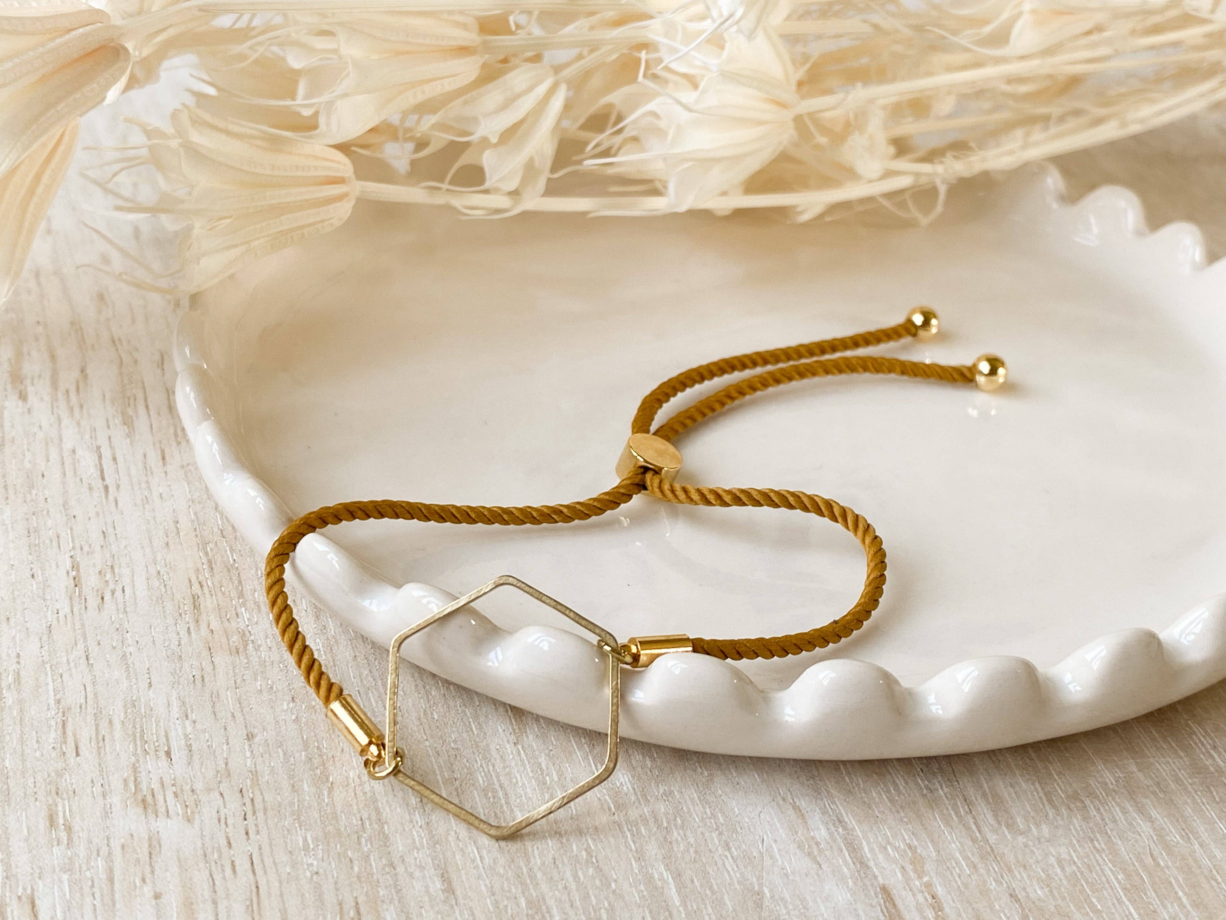 Agaveh girl – wholesale Charm/dangle bracelet – Simple Hexagon Bracelet7