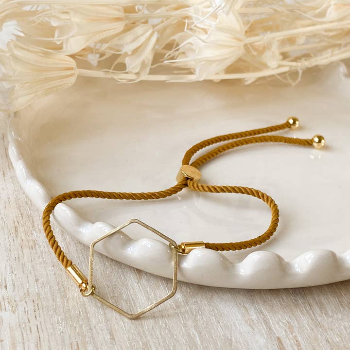 Agaveh girl – wholesale Charm/dangle bracelet – Simple Hexagon Bracelet7