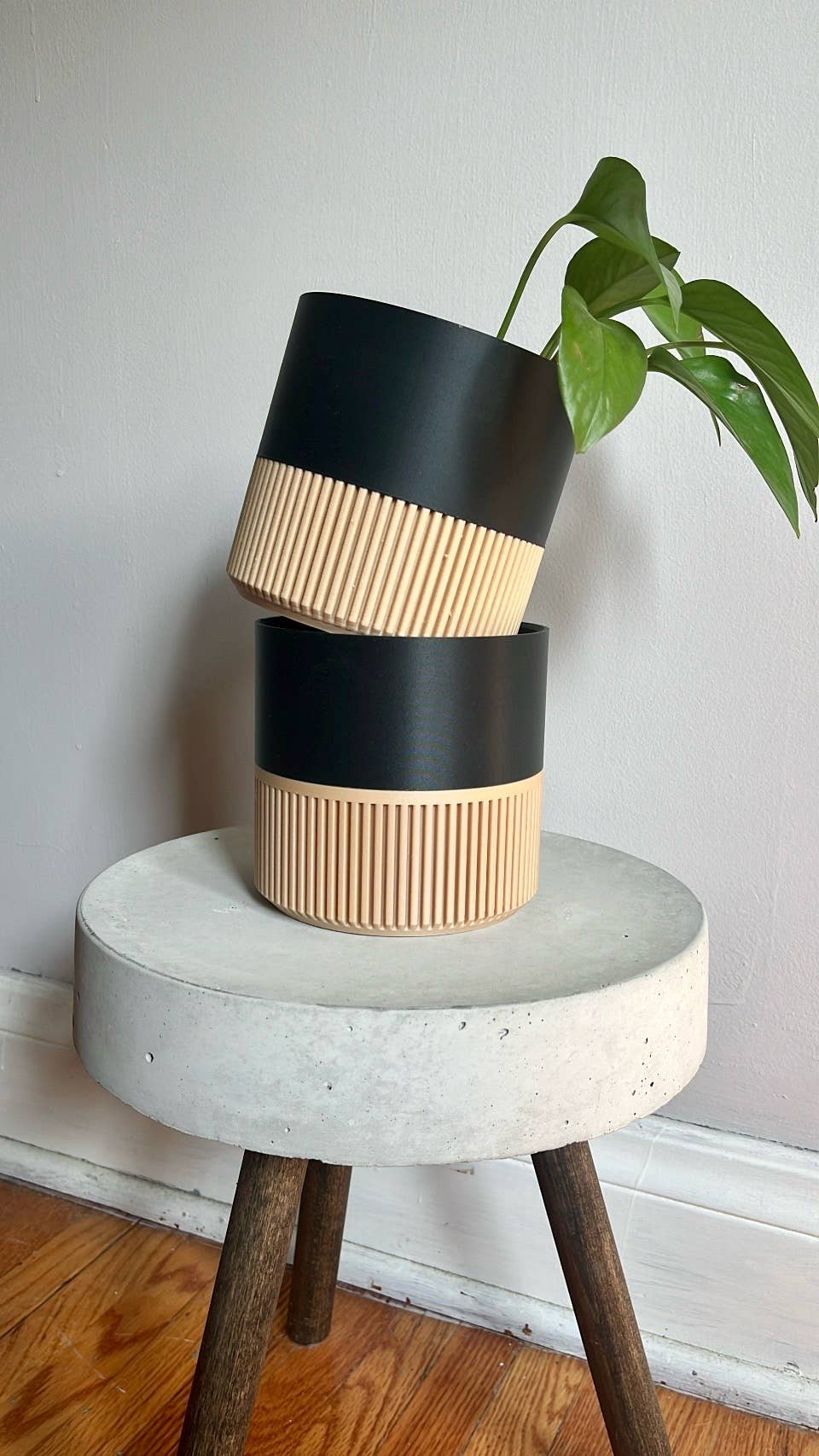 Prairie City Printing Co. – wholesale Kruka – Tvåfärgad trä- och färgkruka8