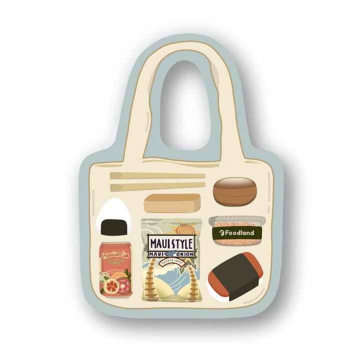 Beach Tote Sticker for wholesale by Hananea Hawaii