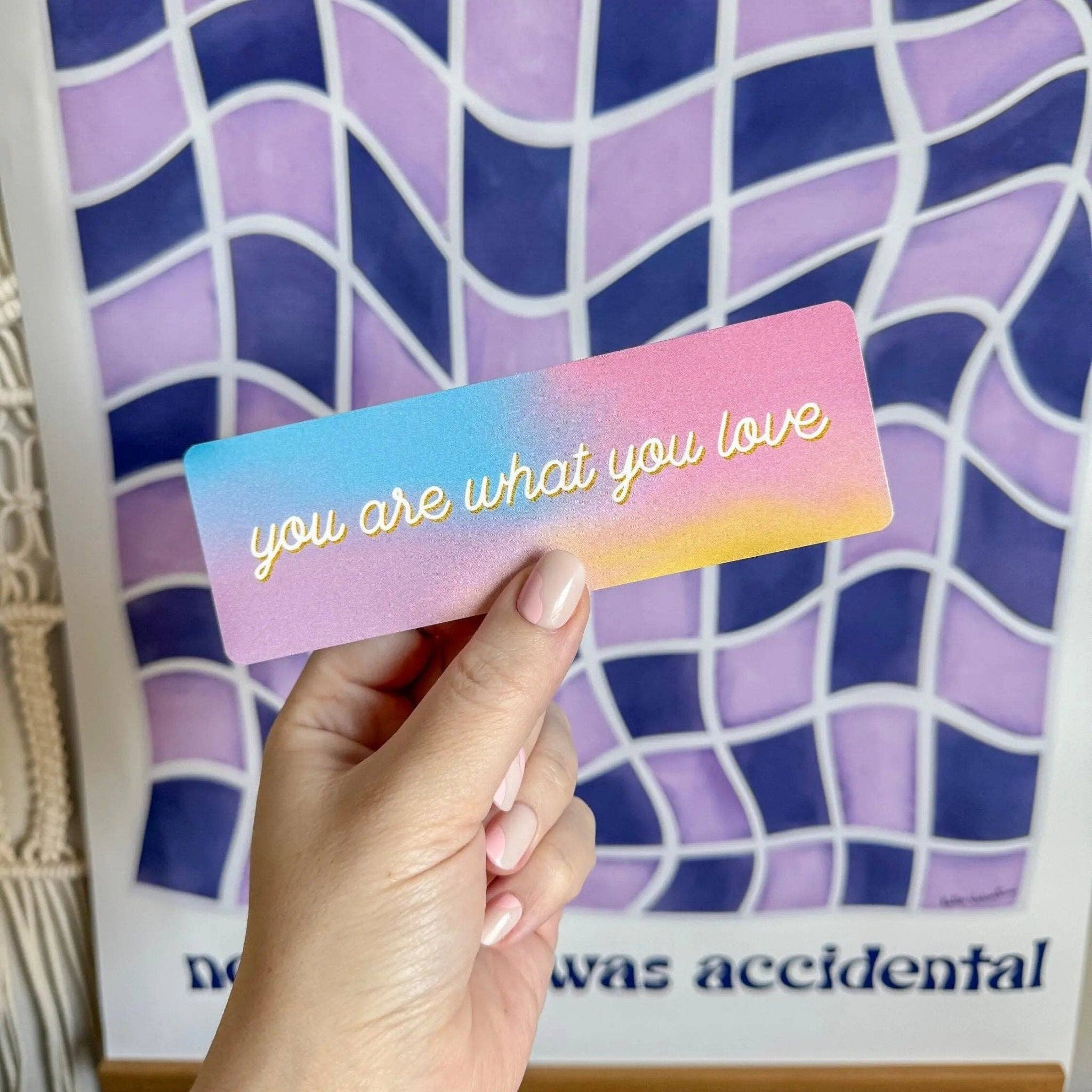 MangoIllustrated – wholesale Bookmark – You Are What You Love Bookmark1
