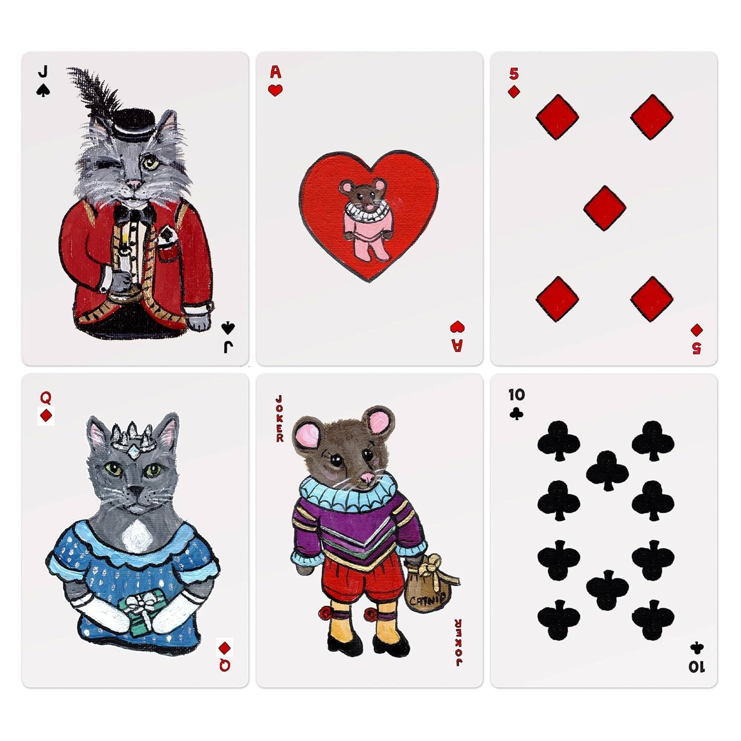 Hachette Book Group - Wholesale Card Game - Royal Cats Playing Cards By Carly Beck1