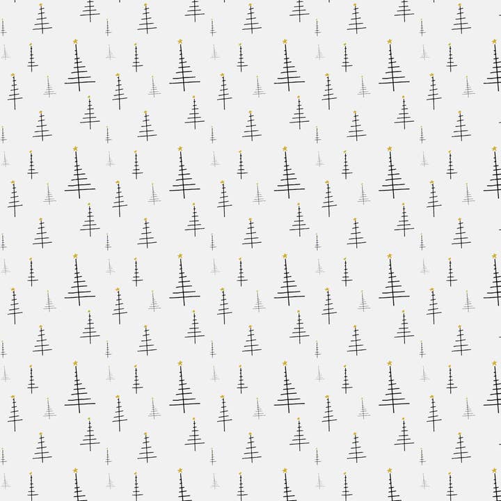 Trees Themed Wrapping Paper Roll for wholesale by Fuzzy Whale Paper Co